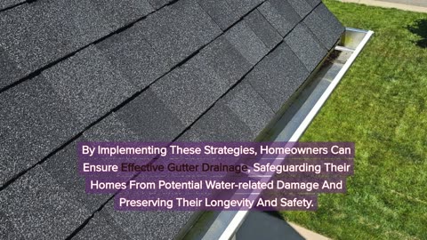 8 Ways to Better Gutter Drainage