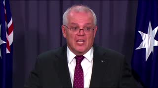 PM Morrison reacts to report of sex acts in parliament