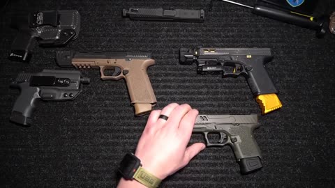 P80 Glock 26, 19, and 17 at the Range