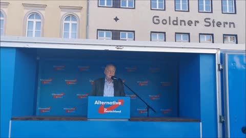 Dr. Alexander Gauland (AfD) - Kamenz, Markt, 17 06 2021 - Kundgebung "Tag der Freiheit"