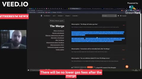 The high gas fees will remain after Ethereum's MERGE event!