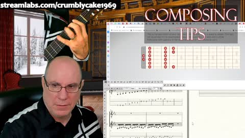 Composing for Classical Guitar Daily Tips: Natural Minor Mode in Eb Pattern 5