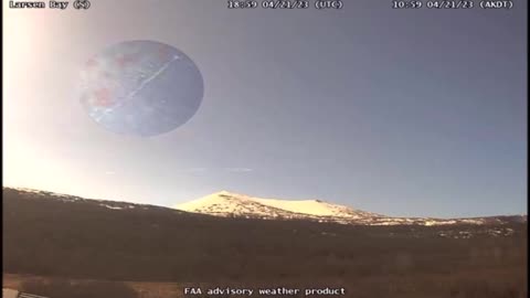 WOW!! Earth's Dark Twin highly visible on Alaska FAA weather cams!