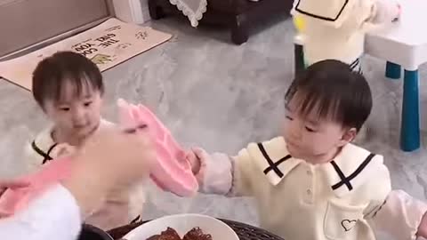 When you have three cute naughty kids, Funny baby video TIK TOK Compilation