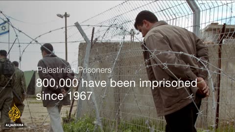 ►🚨▶🇮🇱⚔️🇵🇸 800,000 Palestinians jailed since 1967...trying to imprison an 'idea' nvr WORKS!!