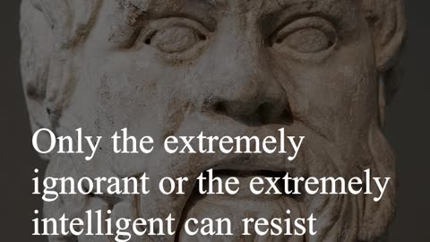 Socrates Quote - Only the extremely ignorant or the extremely intelligent can resist change...