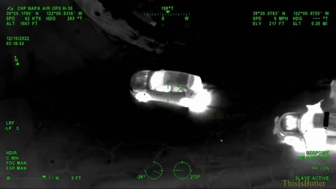 CHP helicopter follows pursuit of a stolen vehicle that ended in arrest