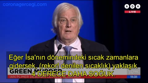 Prof. Ian Plimer “İklim Krizi” MASALINI Tümüyle Yerle Bir Ediyor