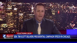 Tim Scott speaks in Chicago