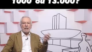 1000 ou 13.000 nenhum deles, Alexandre Garcia responde !