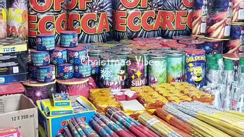 Firecracker vendor in the Philippines!! Merry Christmas and Happy New Year!!! Happy Holiday!!