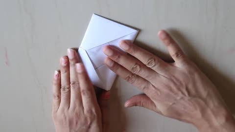 DIY.- SURPRISE CARD | Pull Tab Origami Envelope Card | Letter Folding Origami