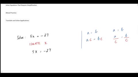 Math80_MAlbert_3.5_Solving equations using multiplication and division properties of equality