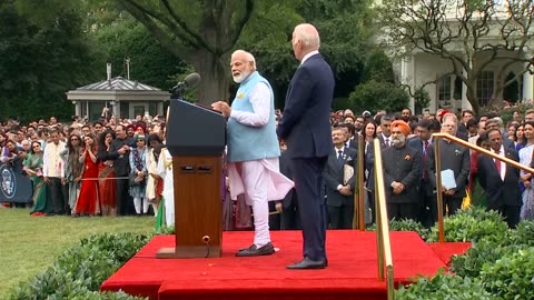 ||Ceremonial welcome for || PM Modi at the White House||