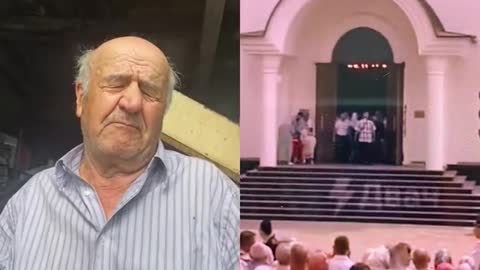 💙💛 Humor. Grandpa Anatoliy spitting again. 💙💛 26th June 2022