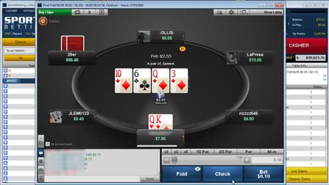 Fast-Fold Boost Poker at Sportsbetting.ag