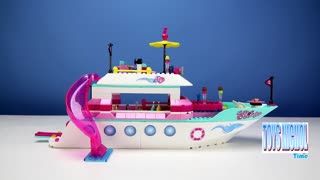 Huge Ship Deliver Barbie Car