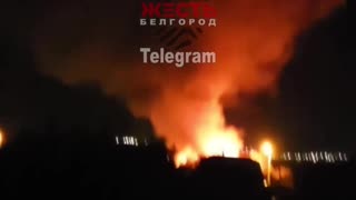 🚀🇺🇦 Ukraine Russia War | Fire After Reported Explosion in Belgorod, Russia | RCF