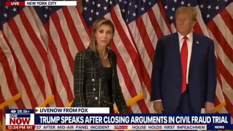 Donald Trump Speaks After Closing Arguments in NYC Civil Fraud Case "So, We Have Proven Our Case!"