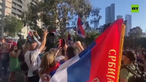 Fans Dance Outside Djokovic Hotel As New Details of His Ordeal Emerge