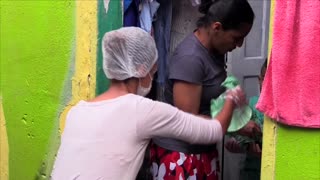 Favelas de Sao Paulo combaten contra el Coronavirus