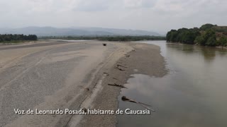 El dramático panorama del río Cauca