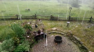 Modern Homesteading - Huge Hail in May