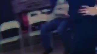 Slo-mo girl meets in-laws at a party, gets drunk and falls down