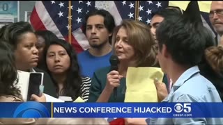 Nancy Pelosi run out of her own Town Hall because people don’t trust her