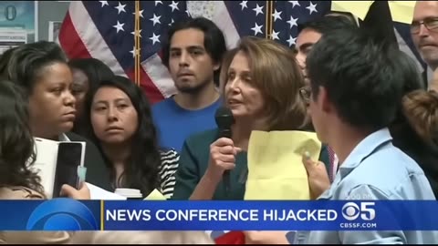 Nancy Pelosi run out of her own Town Hall because people don’t trust her