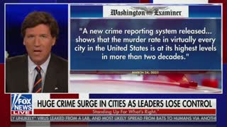 Tucker Carlson Discusses The Rise In America's Violent Crime
