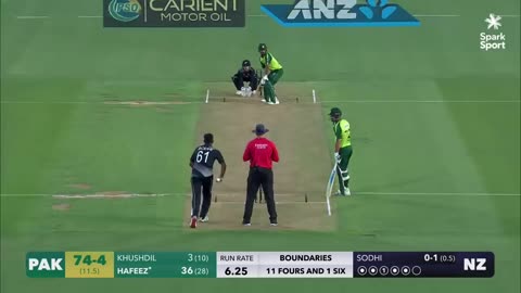 Hafeez 99* in Seddon Showdown | MATCH HIGHLIGHTS | BLACKCAPS v Pakistan 2020-21 | 2nd T20I, Hamilton