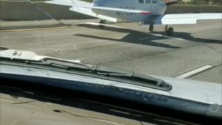 Plane Lands on Freeway, Merges Perfectly