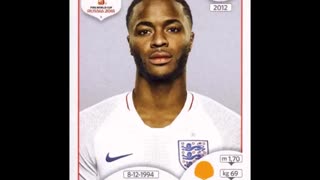 PANINI STICKERS ENGLAND TEAM WORLD CUP 2018