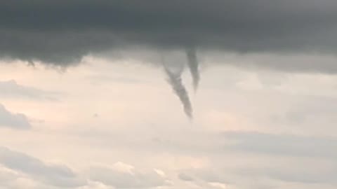 Natural phenomena: Cold core funnels appear in Canadian sky
