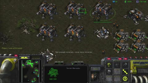 Practicing the staircase in StarCraft Broodwar VS AI.