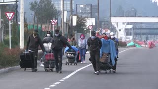 Migrantes venezolanos dejan Bogotá ante la pandemia del coronavirus