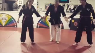 Tong Hap Kwan Hapkido Defense Against 2 Opponents
