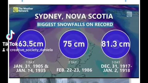 Nova Scotia, Canada Digging Out After Historic Snowfall