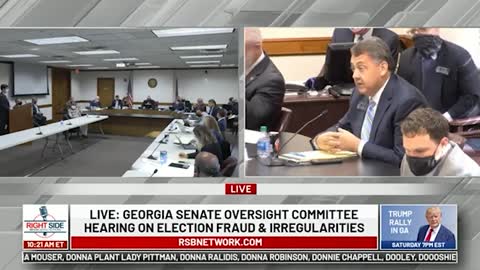 Q#2 to GA Sec of State Office rep at Senate Oversight Committee Hearing on Election 2020. 12/03/20.