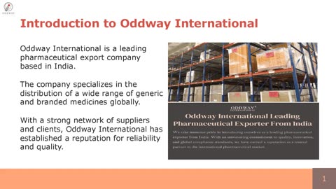 Oddway International: Leading Pharmaceutical Distributors