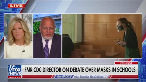 Fmr. CDC Dir. Robert Redfield Acknowledges Lack Of Data Behind CDC School Masking Recommendation