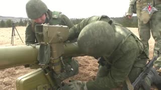 #StrongerTogether - 💥 Mobilised personnel practice shooting with anti-tank missile system