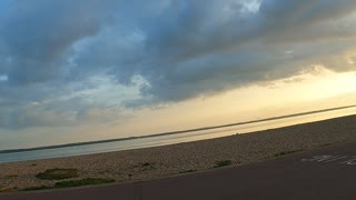 Timelapse of the sea and sky