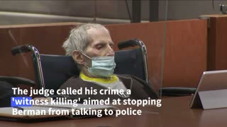 US tycoon Robert Durst handed life sentence for killing his friend