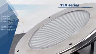 TLN series 256mm SS304 housing type underwater lights