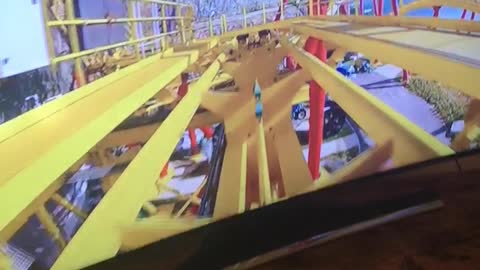 Kiddo's Enjoy Simulated Roller Coaster Ride