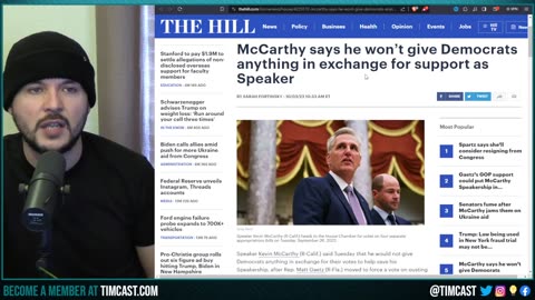 GOP CIVIL WAR IS ON, Congress Votes On REMOVING McCarthy As Speaker, Gaetz Says He Will KEEP Filing