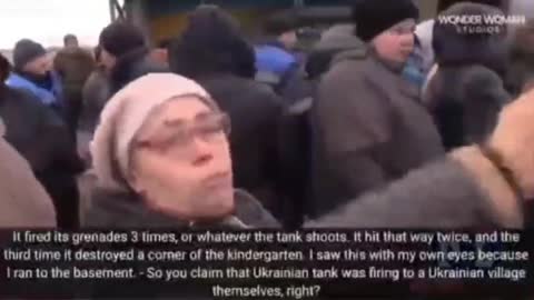 Ukrainian Citizens Assert That Ukrainian Forces Are Firing on Their Own People