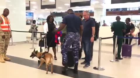 Dog will be now detecting prohibited goods like narcotics at Terminal 3 Ghana